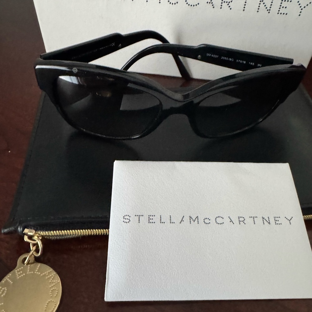 Stella McCartney Sleek Black Sunglasses